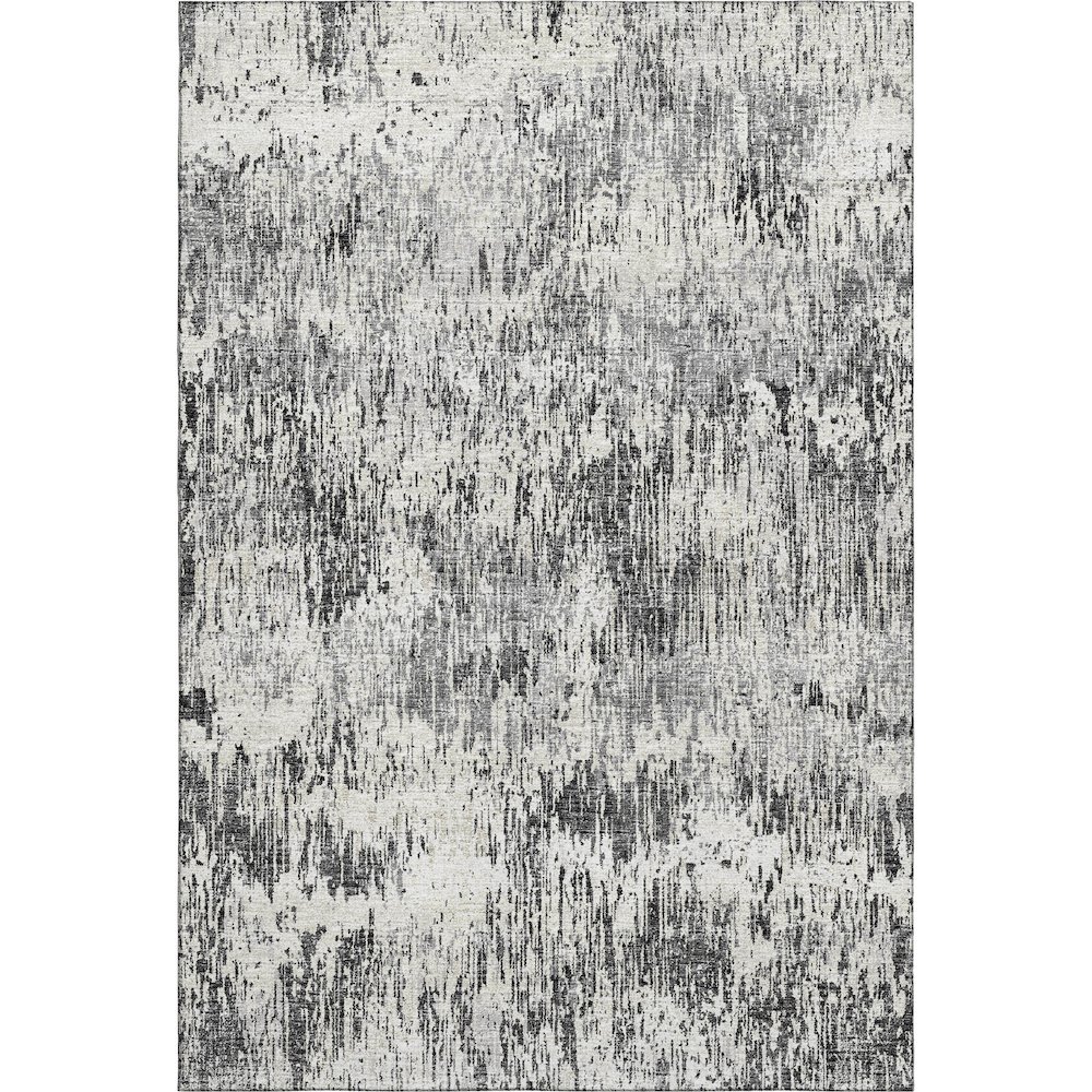 Premium Machine Washable Mayfield  Gray 5' x 7'6" Rug. Picture 1