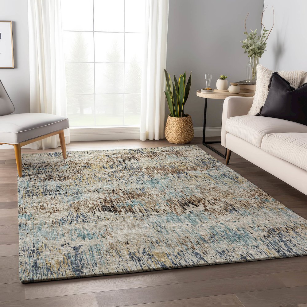 Premium Machine Washable Mayfield  Moody 5' x 7'6" Rug. Picture 5