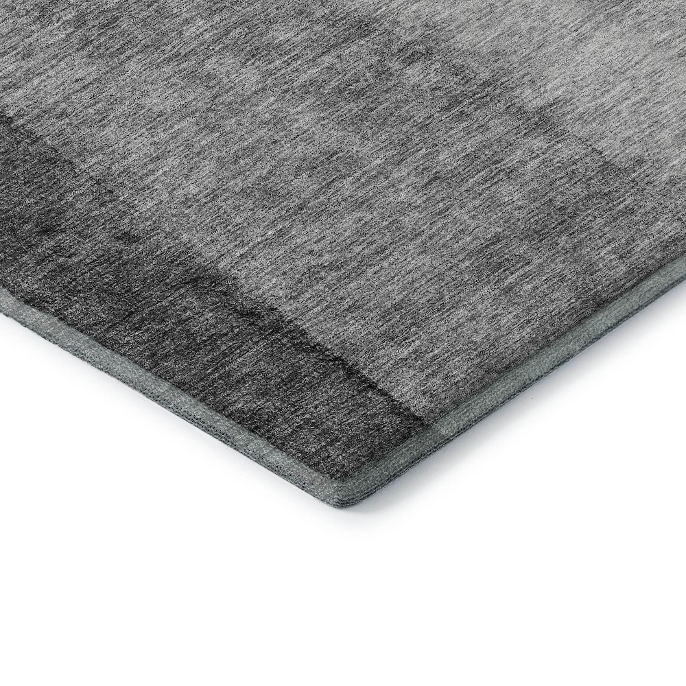 Premium Machine Washable Mayfield AMF690 Gray 2'6" x 3'10" Rug. Picture 3