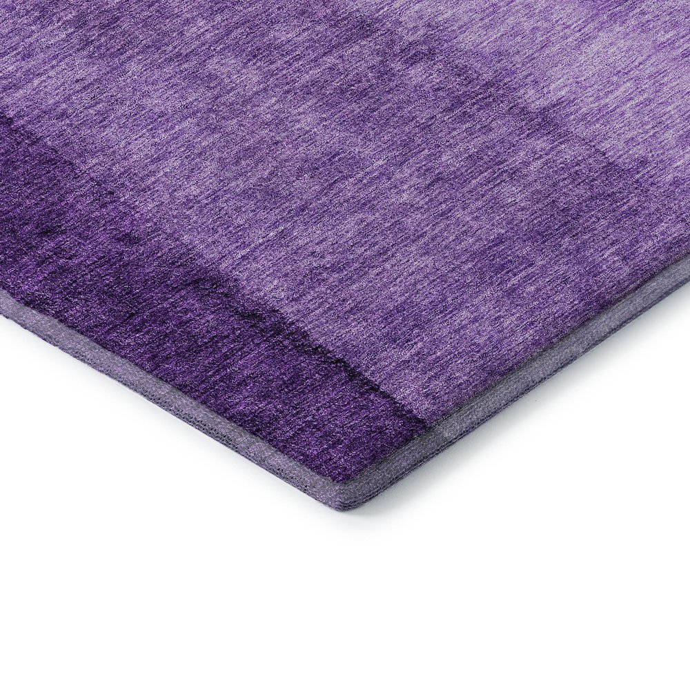 Premium Machine Washable Mayfield AMF690 Purple 2'6" x 3'10" Rug. Picture 3