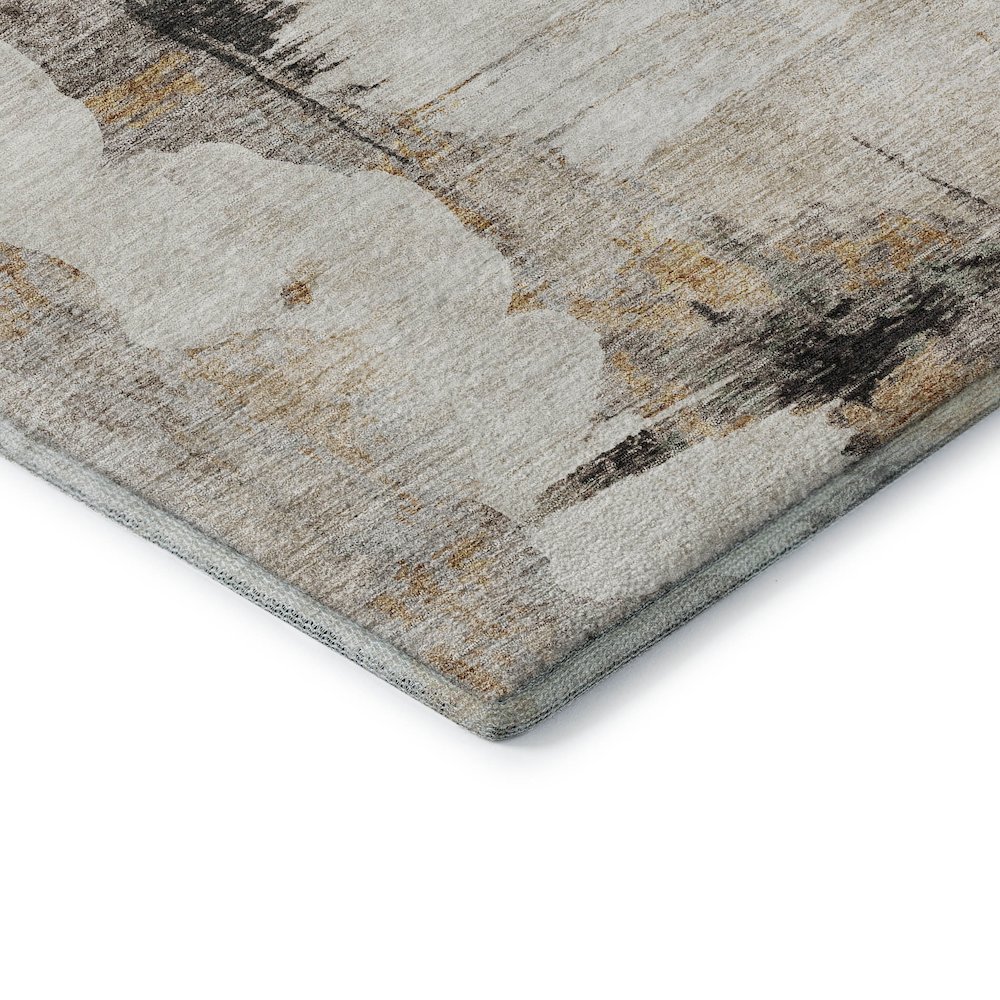 Premium Machine Washable Mayfield AMF710 Beige 2'6" x 3'10" Rug. Picture 3