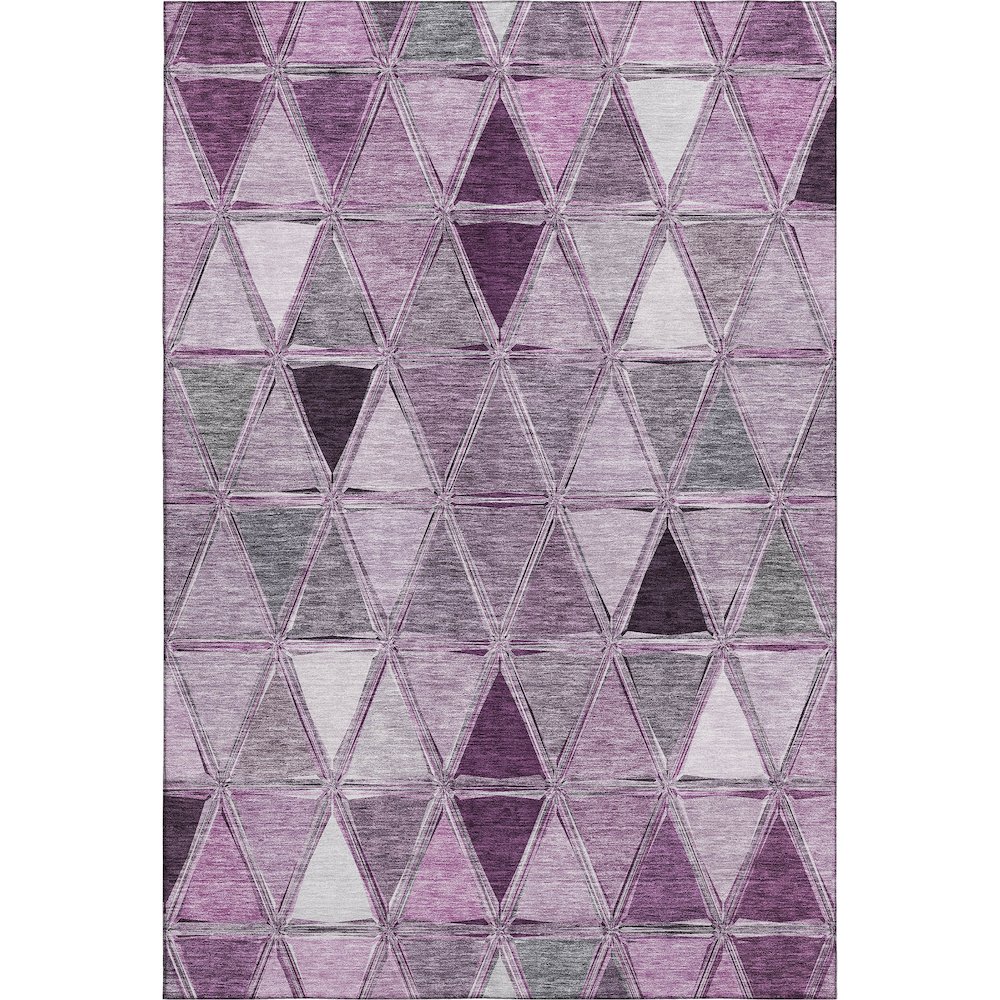 Premium Machine Washable Mayfield AMF722 Merlot 5' x 7'6" Rug. Picture 1