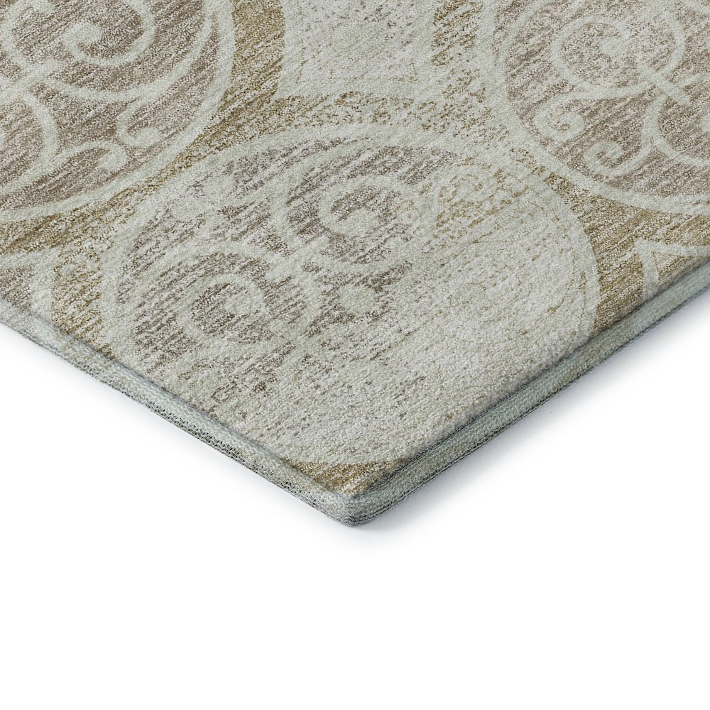 Premium Machine Washable Mayfield AMF738 Ivory 2'6" x 3'10" Rug. Picture 3