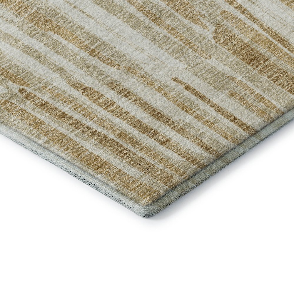 Premium Machine Washable Mayfield AMF739 Gold 2'6" x 3'10" Rug. Picture 3