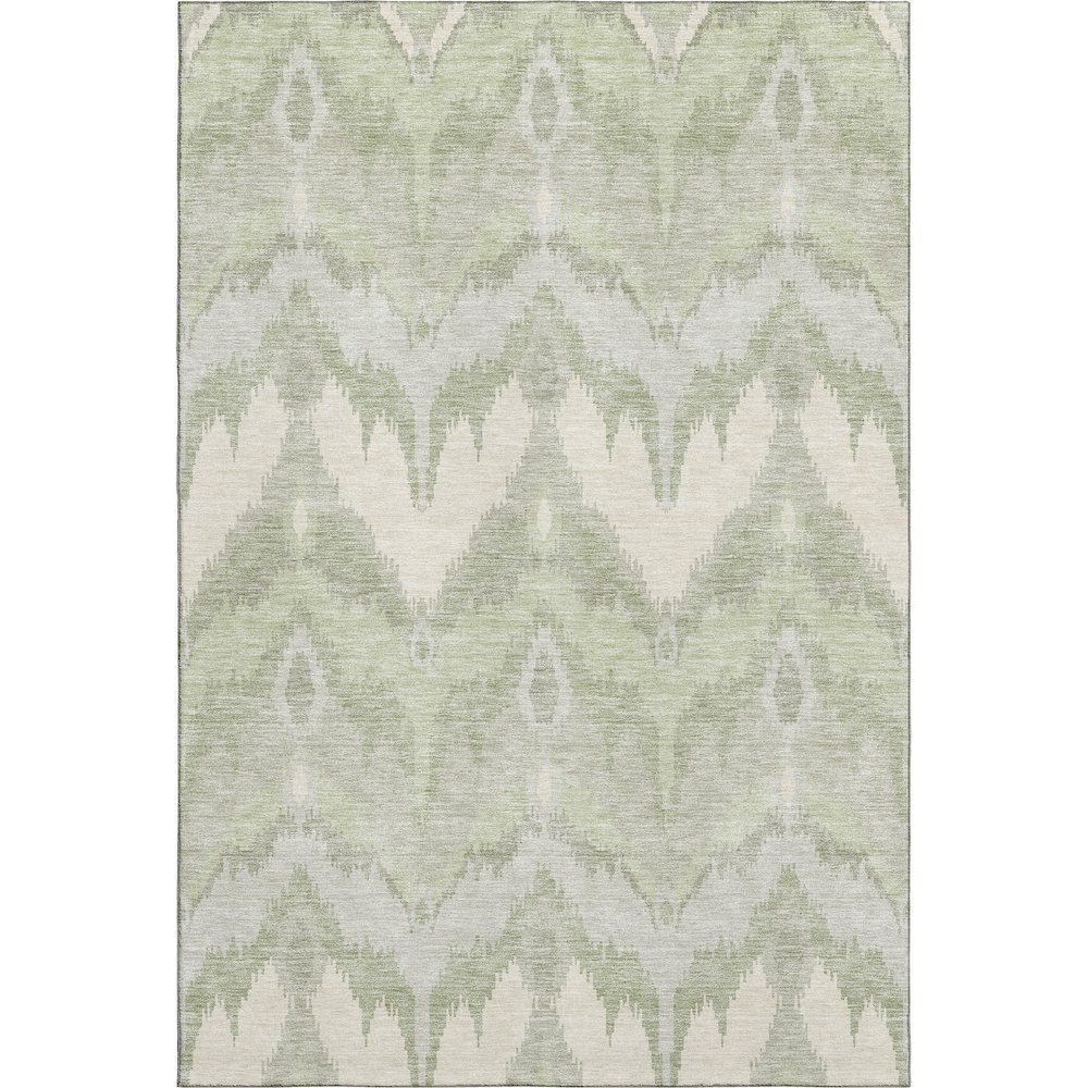Premium Machine Washable Mayfield AMF743 Aloe 5' x 7'6" Rug. Picture 1