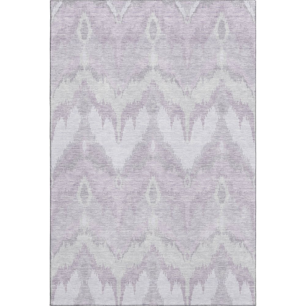 Premium Machine Washable Mayfield AMF743 Lavender 5' x 7'6" Rug. Picture 1
