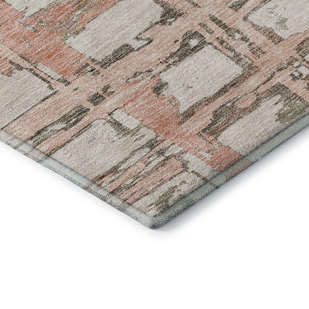 Premium Machine Washable Mayfield AMF745 Pink 2'6" x 3'10" Rug. Picture 3