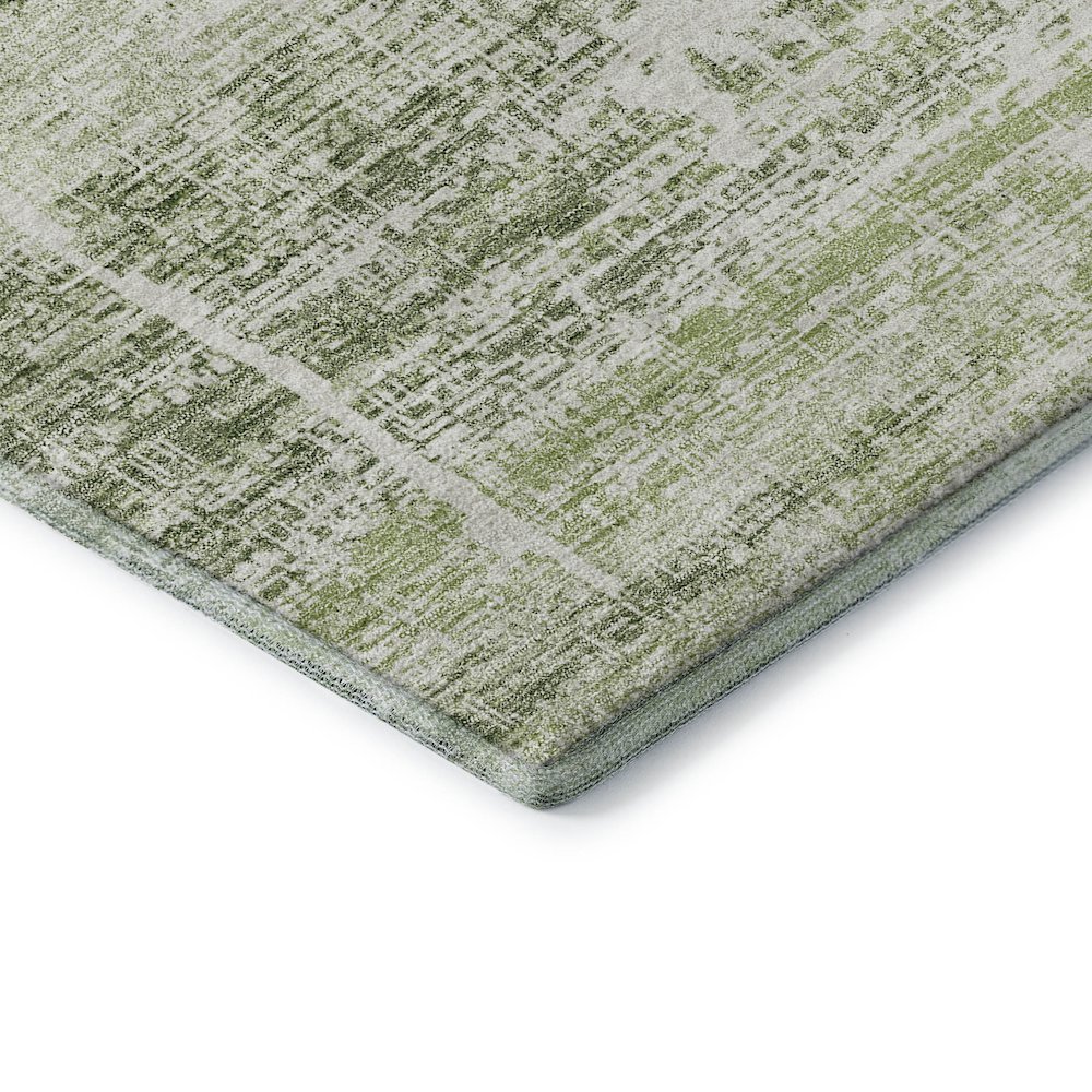 Premium Machine Washable Mayfield AMF747 Aloe 2'6" x 3'10" Rug. Picture 3