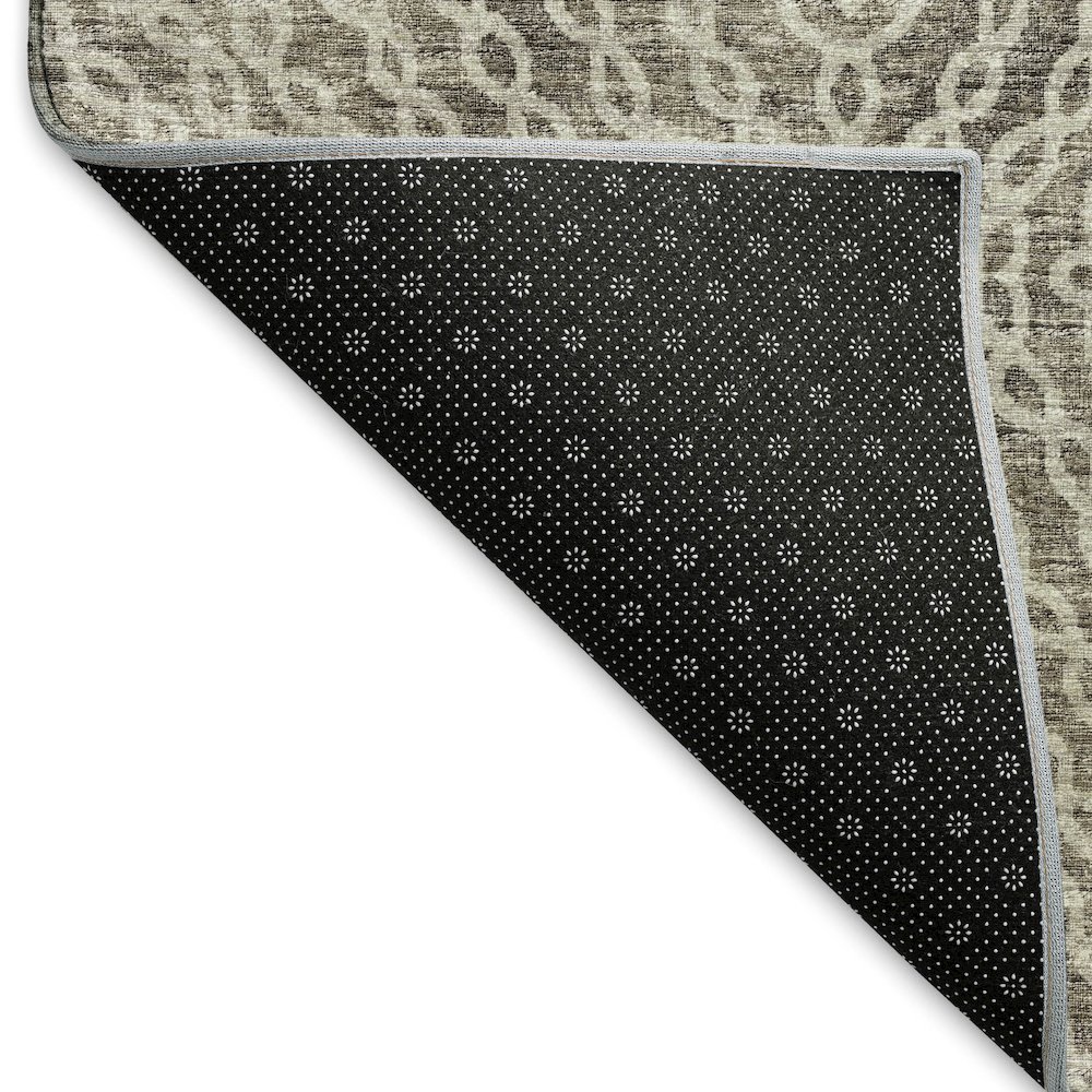 Premium Machine Washable Mayfield  Mocha 2'6" x 3'10" Rug. Picture 2