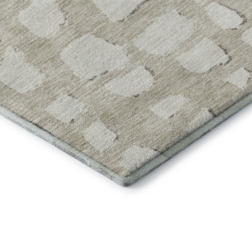 Premium Machine Washable Mayfield AMF754 Beige 2'6" x 3'10" Rug. Picture 3