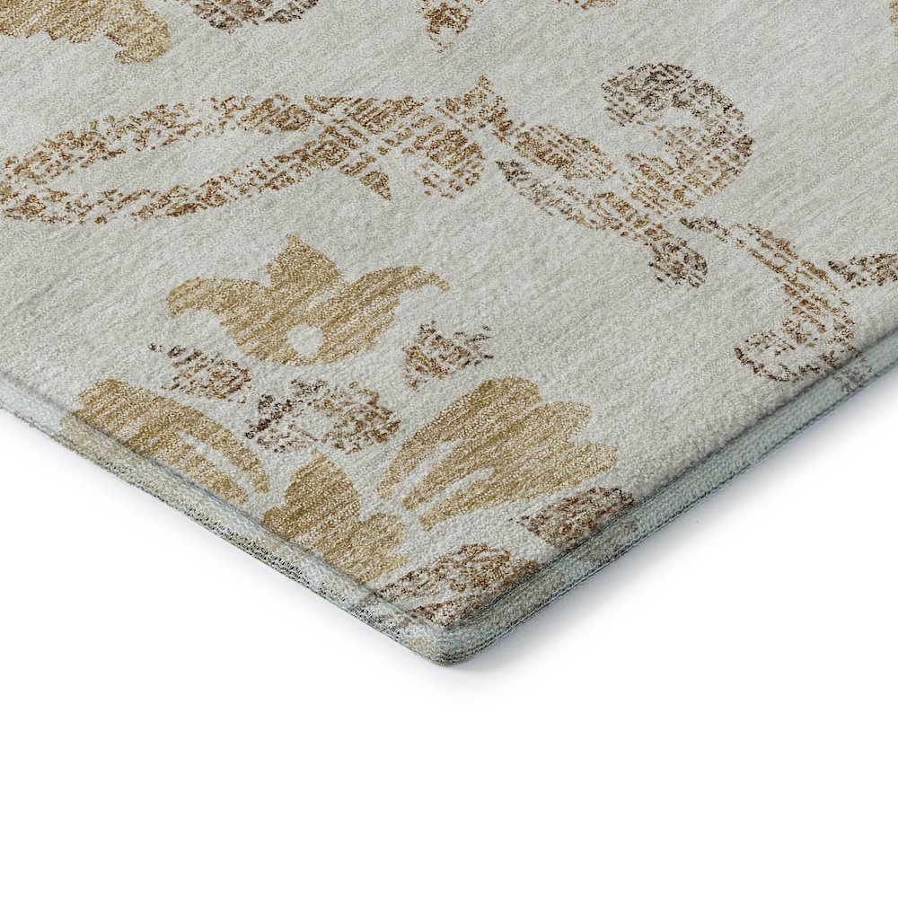 Premium Machine Washable Mayfield AMF762 Ivory 2'6" x 3'10" Rug. Picture 3