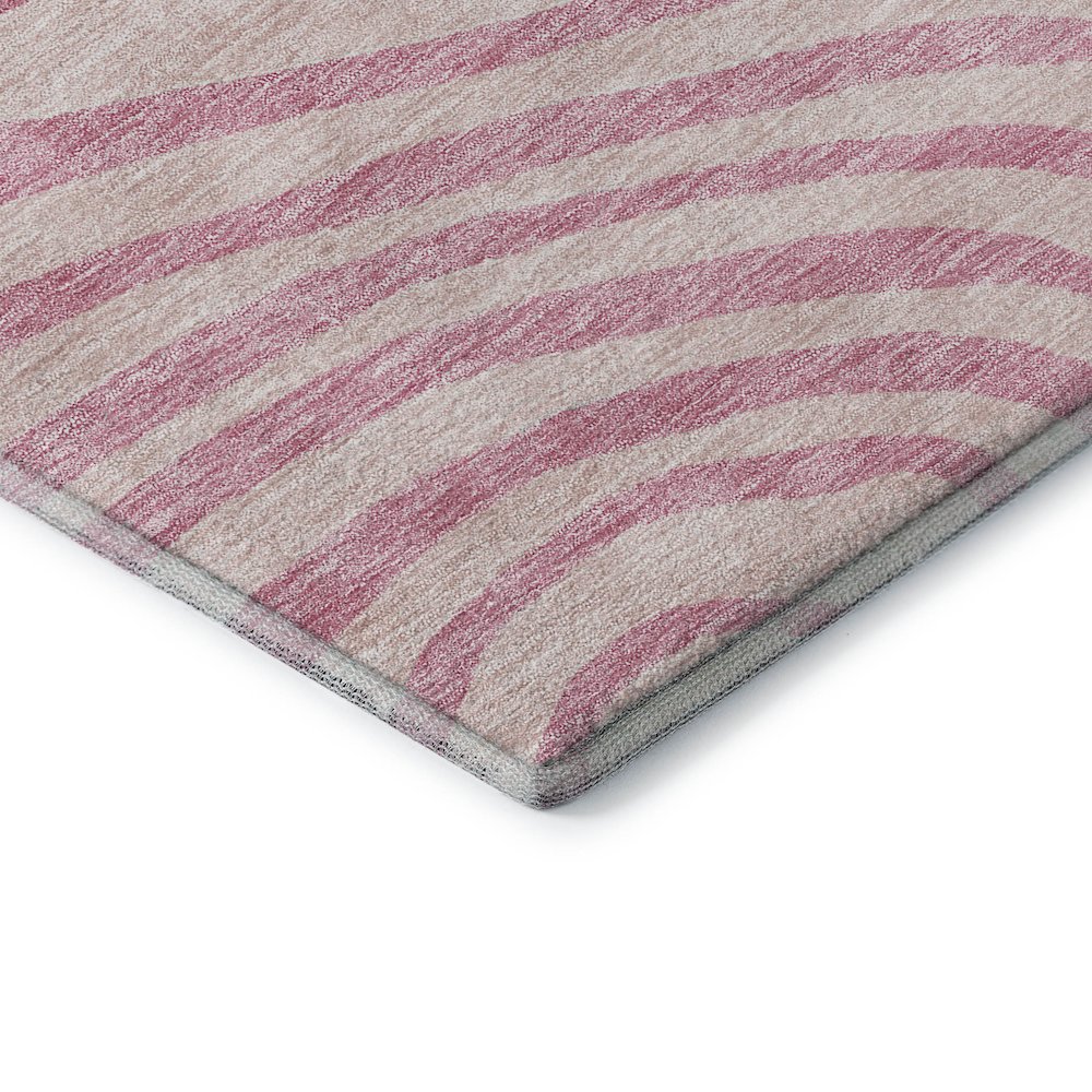 Premium Machine Washable Mayfield AMF765 Pink 2'6" x 3'10" Rug. Picture 3