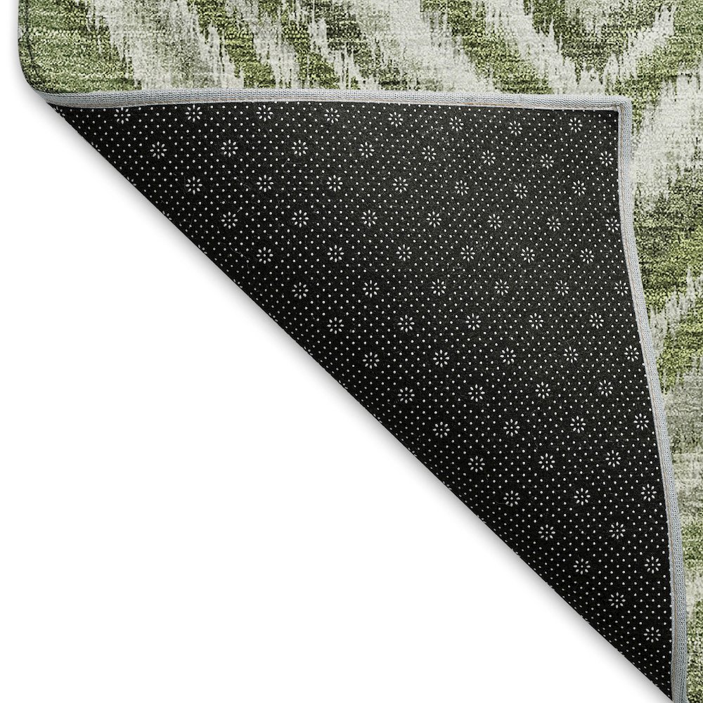 Premium Machine Washable Mayfield AMF781 Aloe 2'6" x 3'10" Rug. Picture 2