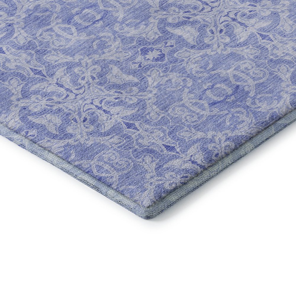 Premium Machine Washable Mayfield AMF784 Sky 2'6" x 3'10" Rug. Picture 3