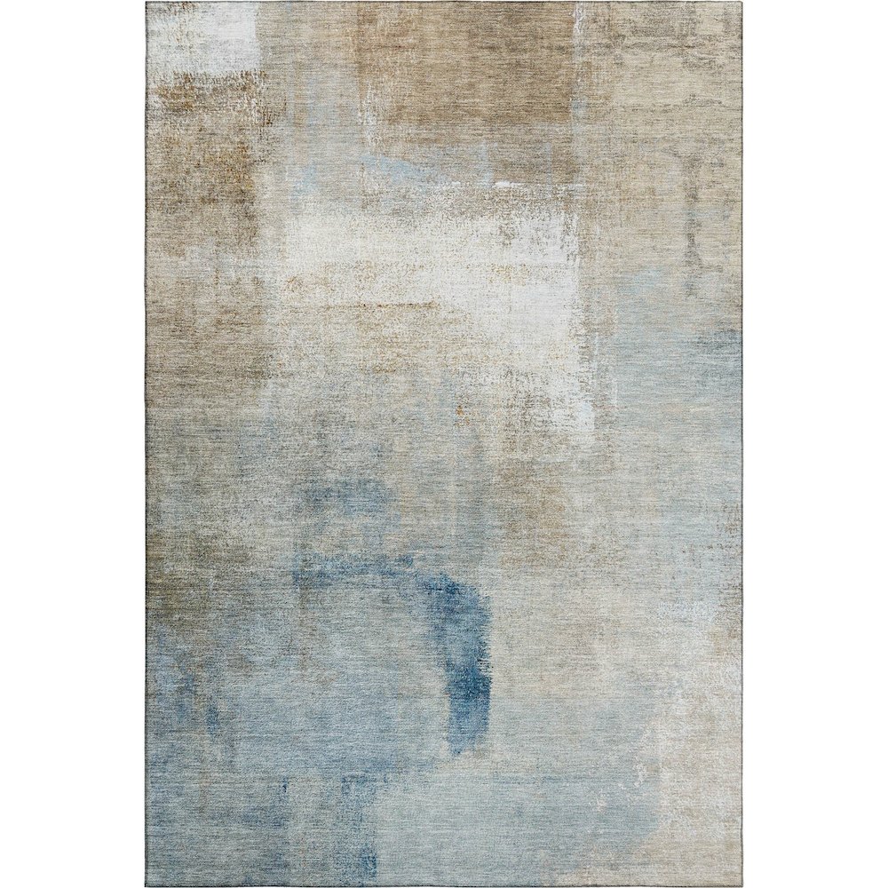 Premium Machine Washable Mayfield AMF787 Taupe 5' x 7'6" Rug. Picture 1