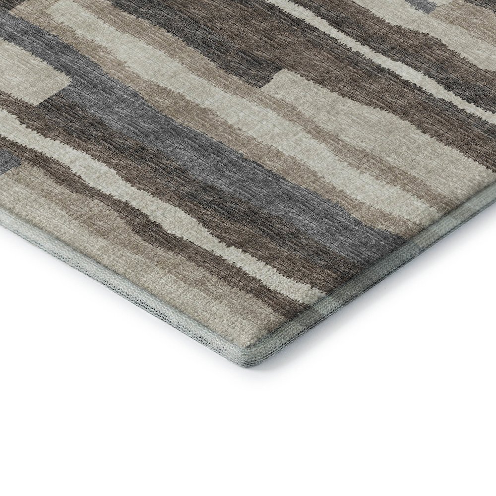 Premium Machine Washable Mayfield  Earth 2'6" x 3'10" Rug. Picture 3