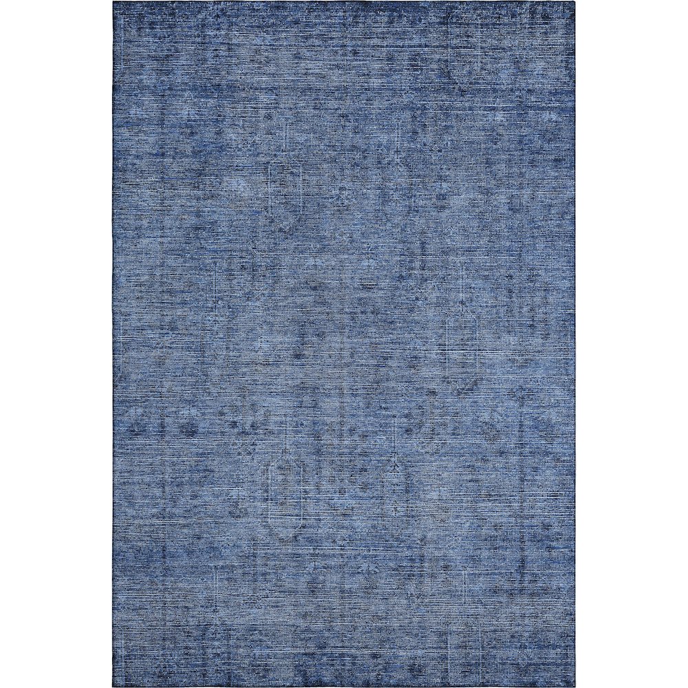 Premium Machine Washable Mayfield AMF790 Navy 5' x 7'6" Rug. Picture 1
