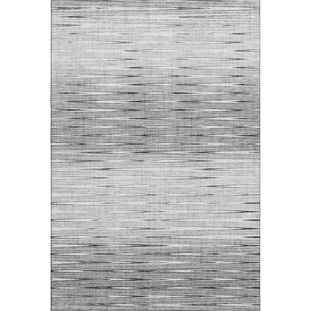 Premium Machine Washable Mayfield AMF800 Gray 5' x 7'6" Rug. Picture 1