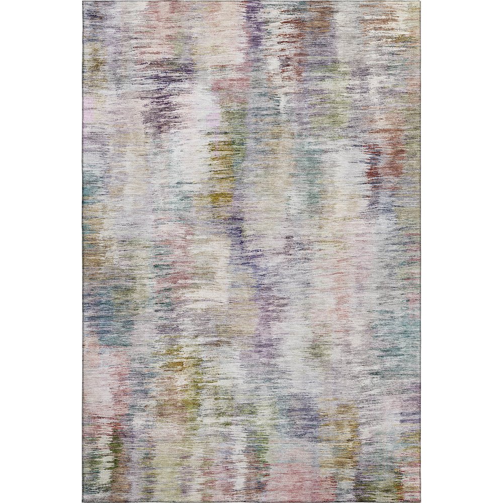 Premium Machine Washable Mayfield AMF813 Plum 5' x 7'6" Rug. Picture 1