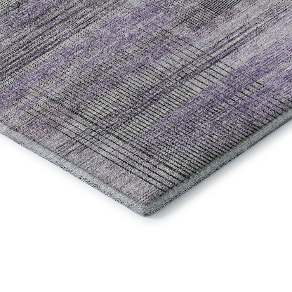 Premium Machine Washable Mayfield AMF819 Purple 2'6" x 3'10" Rug. Picture 3