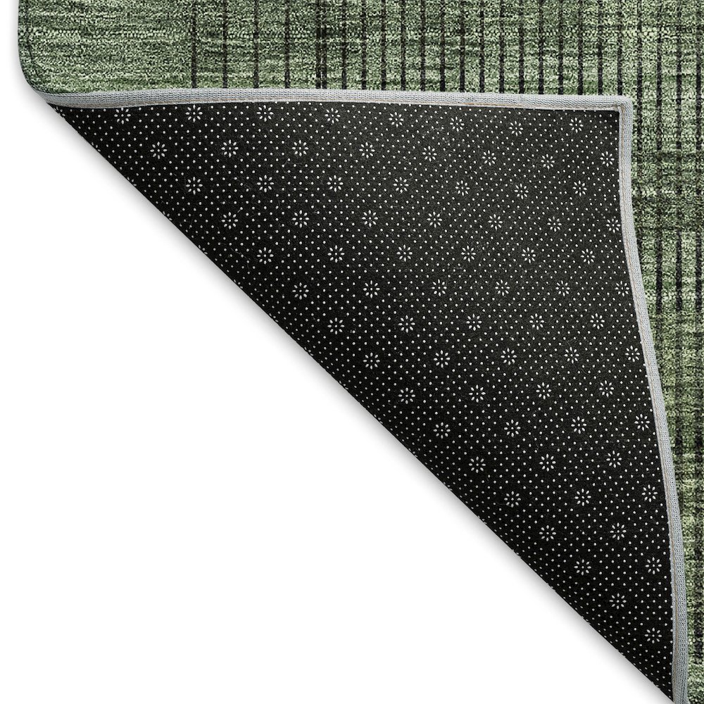 Premium Machine Washable Mayfield AMF820 Olive 2'6" x 3'10" Rug. Picture 2