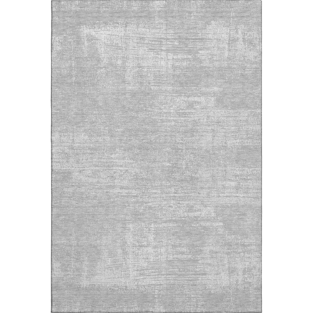 Premium Machine Washable Mayfield AMF839 Silver 5' x 7'6" Rug. Picture 1