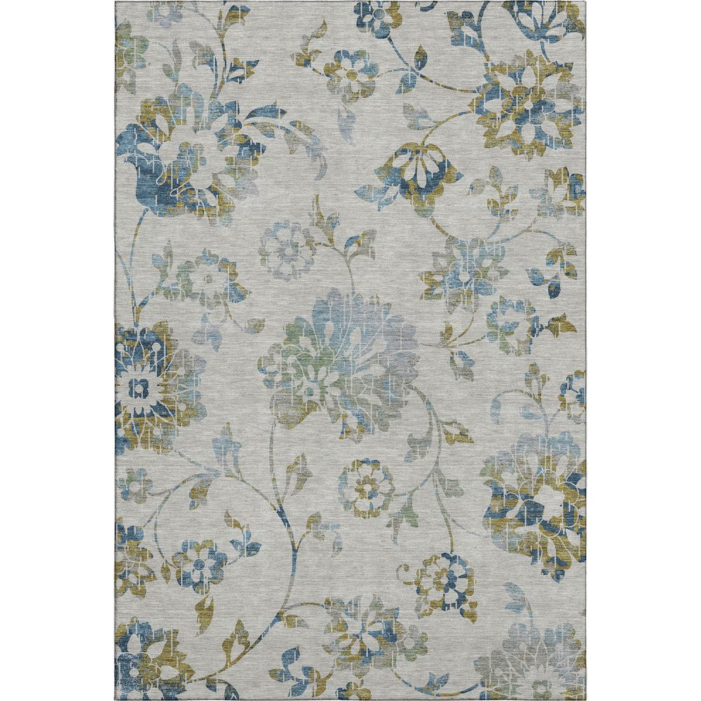 Premium Machine Washable Mayfield AMF856 Taupe 5' x 7'6" Rug. Picture 1