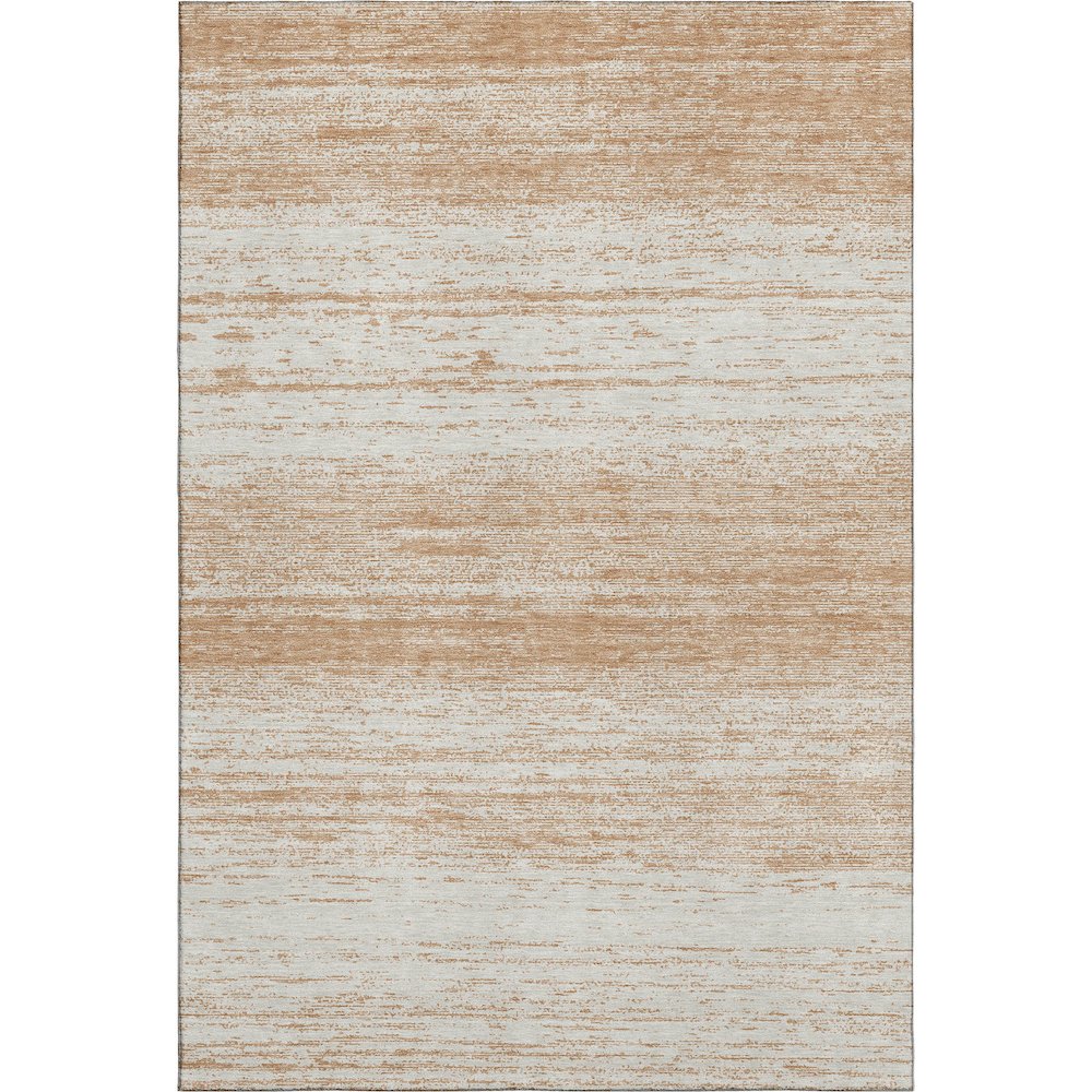 Premium Machine Washable Mayfield AMF859 Copper 5' x 7'6" Rug. Picture 1
