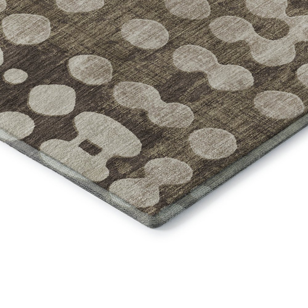 Premium Machine Washable Mayfield AMF869 Brown 2'6" x 3'10" Rug. Picture 3