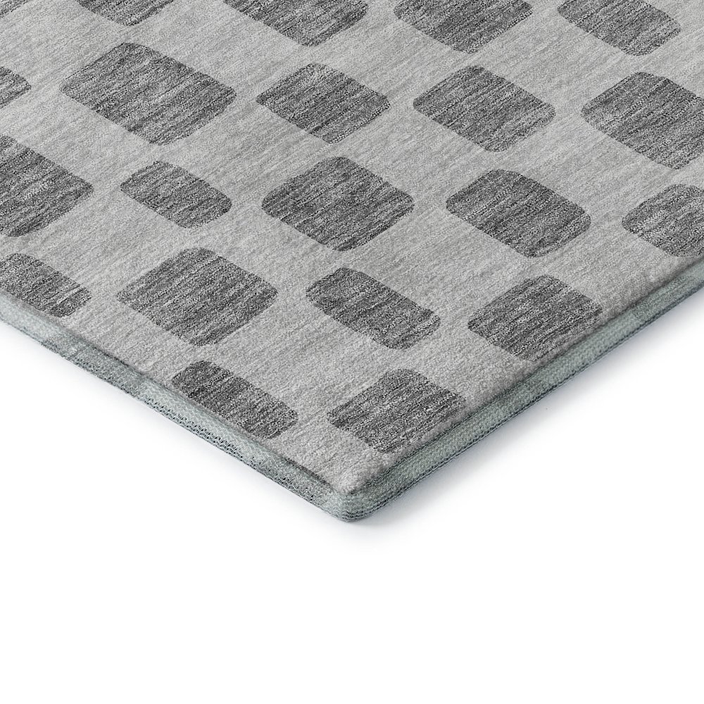 Premium Machine Washable Mayfield AMF871 Gray 2'6" x 3'10" Rug. Picture 3