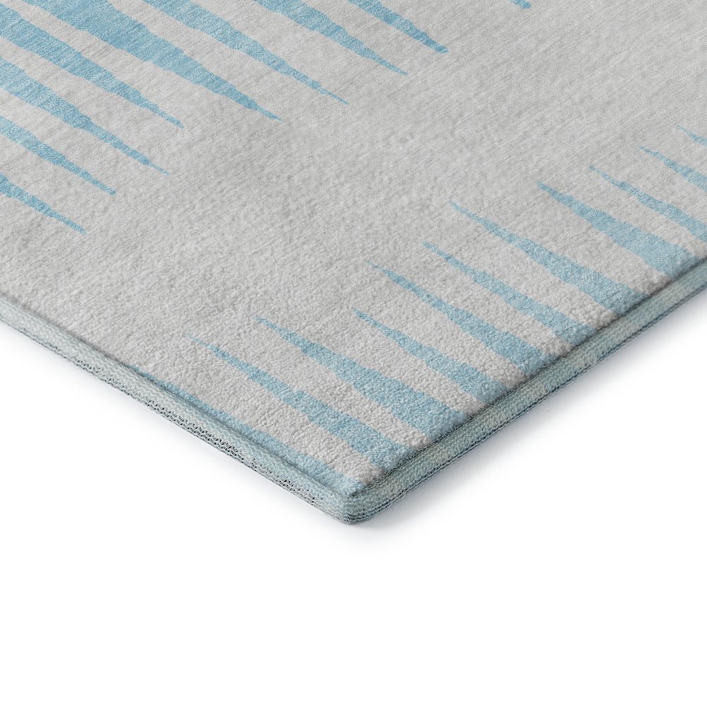 Premium Machine Washable Mayfield AMF886 Sky 2'6" x 3'10" Rug. Picture 3