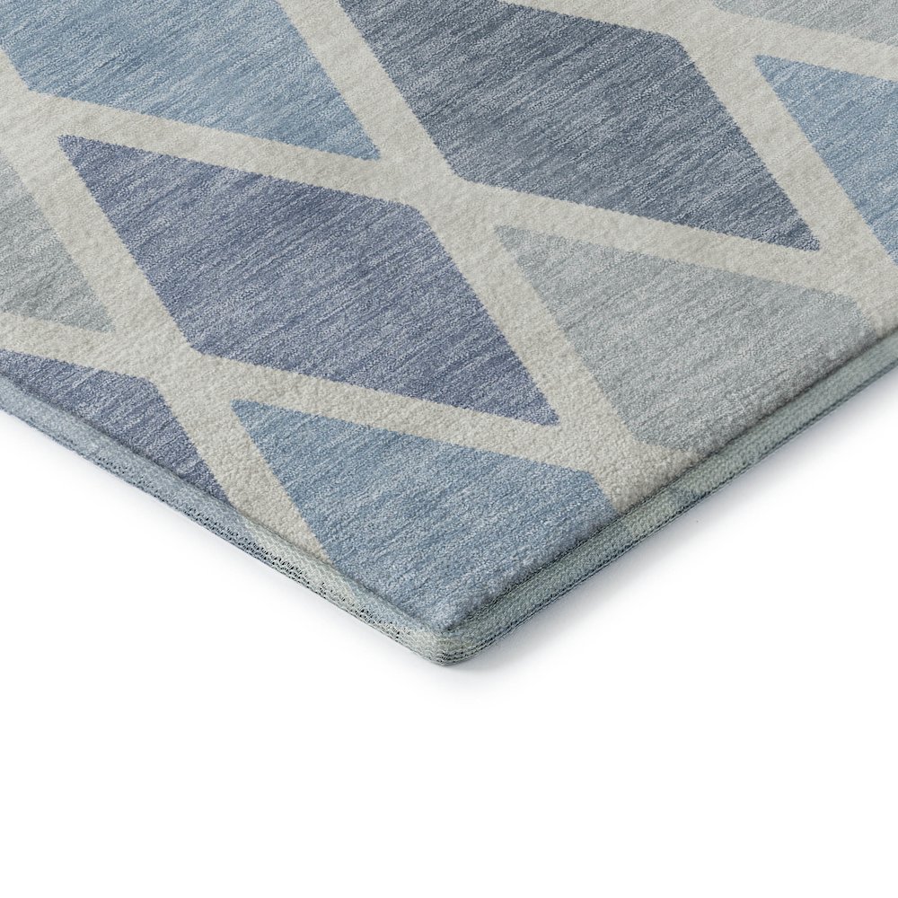 Premium Machine Washable Mayfield AMF887 Sky 2'6" x 3'10" Rug. Picture 3