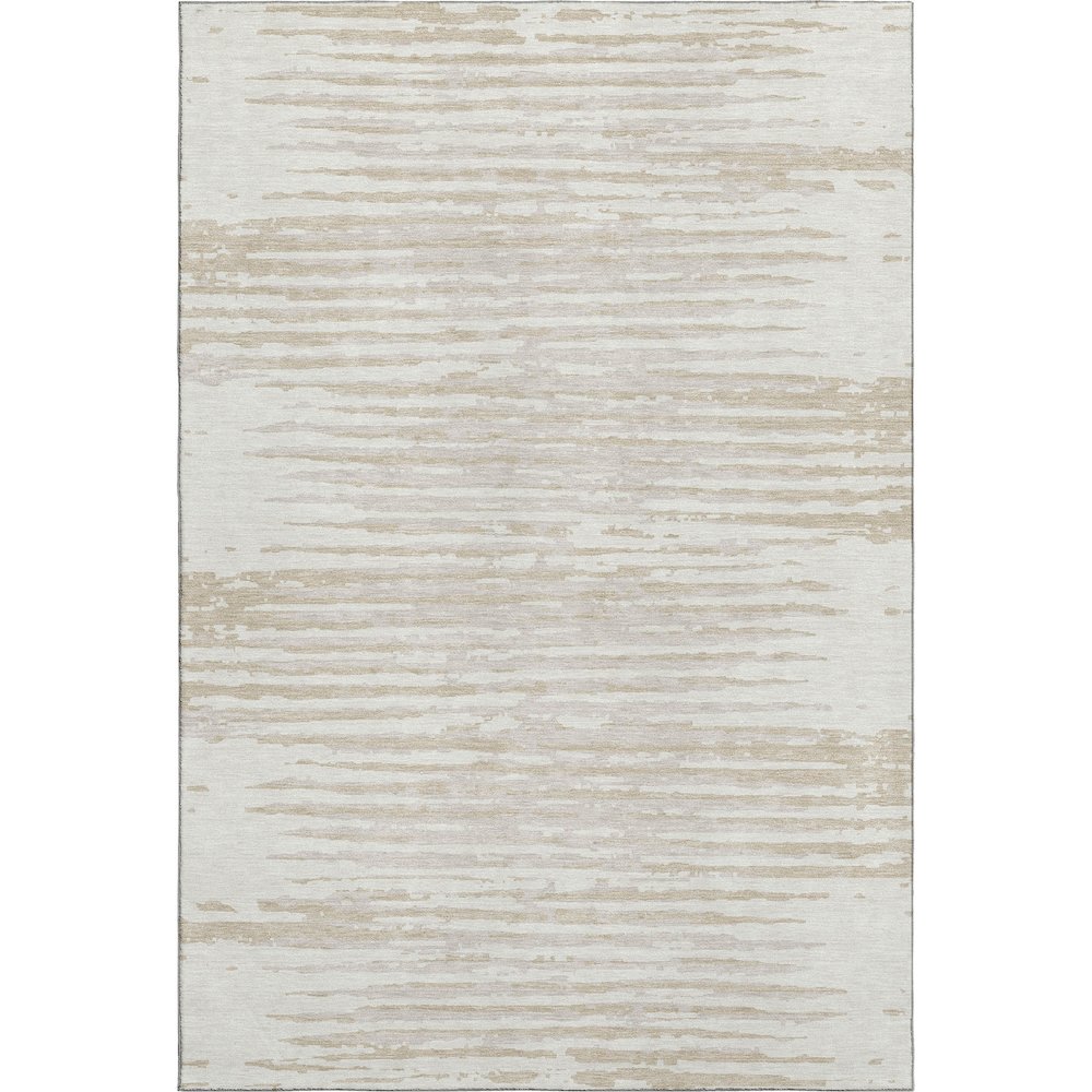 Premium Machine Washable Mayfield AMF888 Ivory 5' x 7'6" Rug. Picture 1
