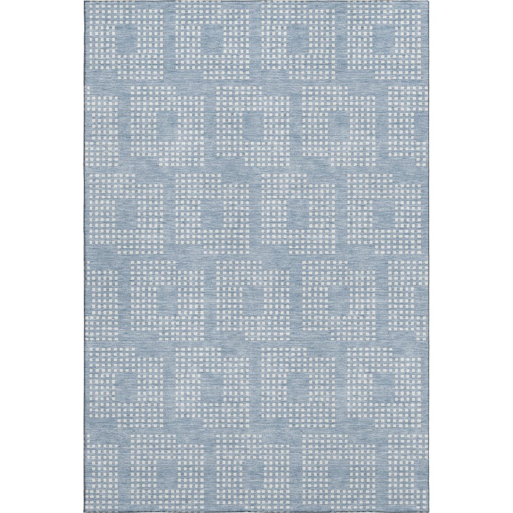 Premium Machine Washable Mayfield AMF890 Sky 5' x 7'6" Rug. Picture 1