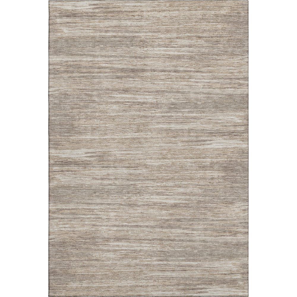 Premium Machine Washable Mayfield AMF896 Taupe 5' x 7'6" Rug. Picture 1
