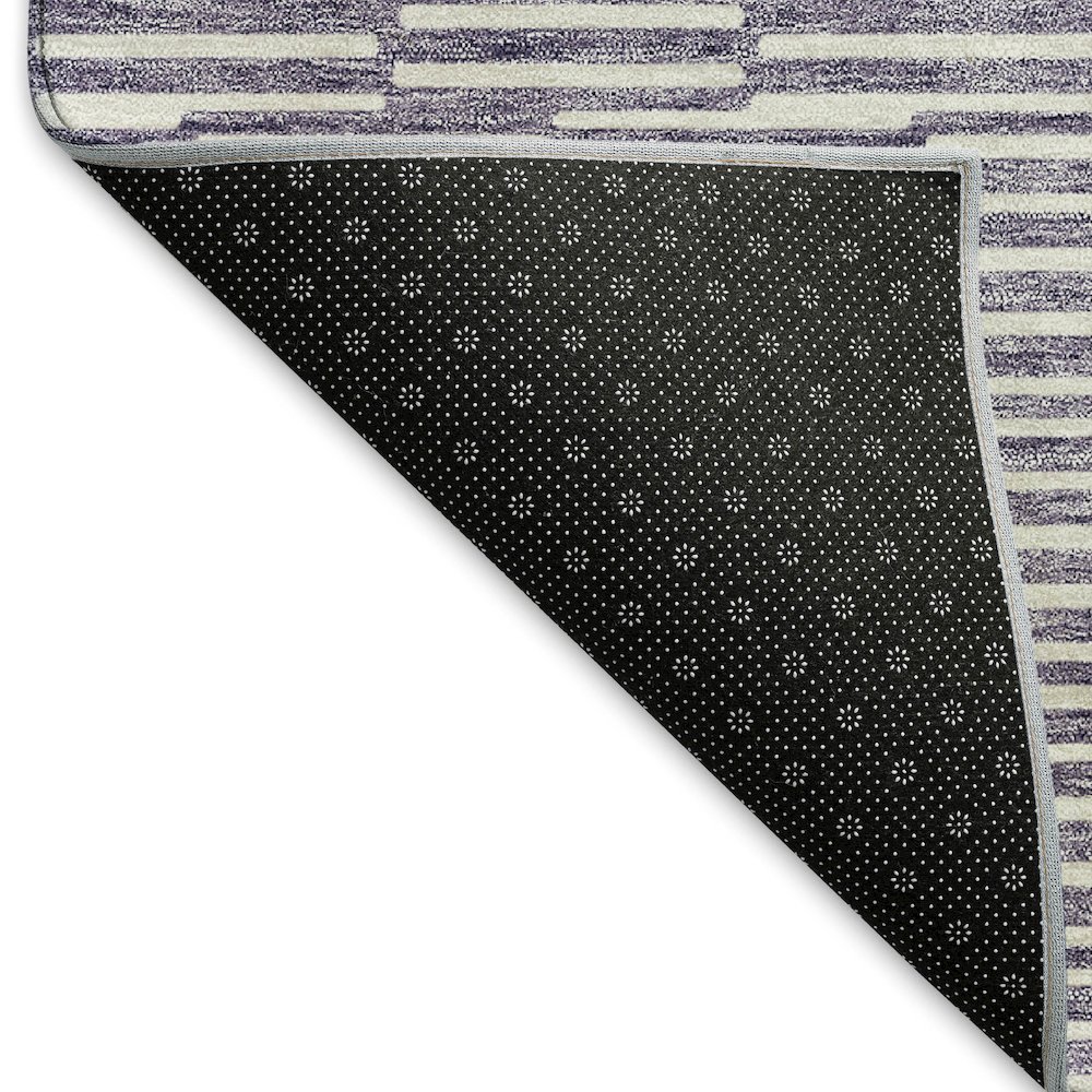 Premium Machine Washable Mayfield AMF918 Lilac 2'6" x 3'10" Rug. Picture 2