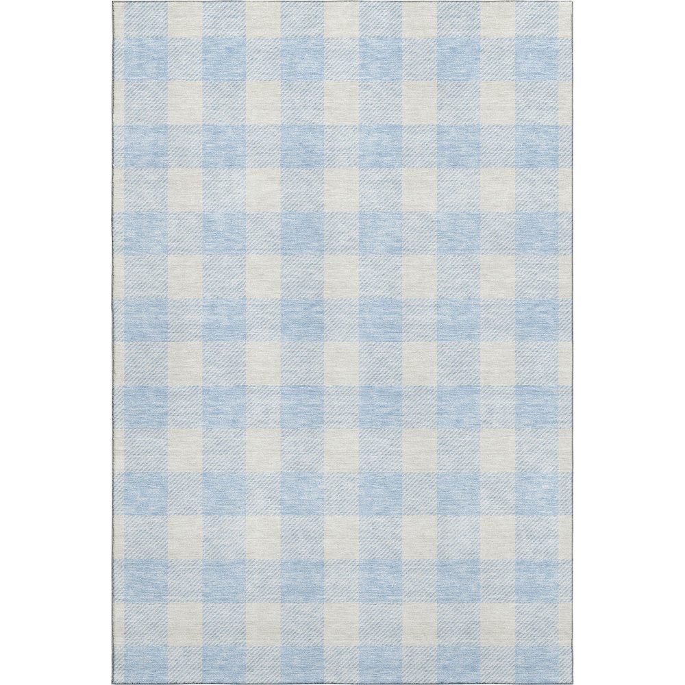 Premium Machine Washable Mayfield AMF923 Sky 5' x 7'6" Rug. Picture 1
