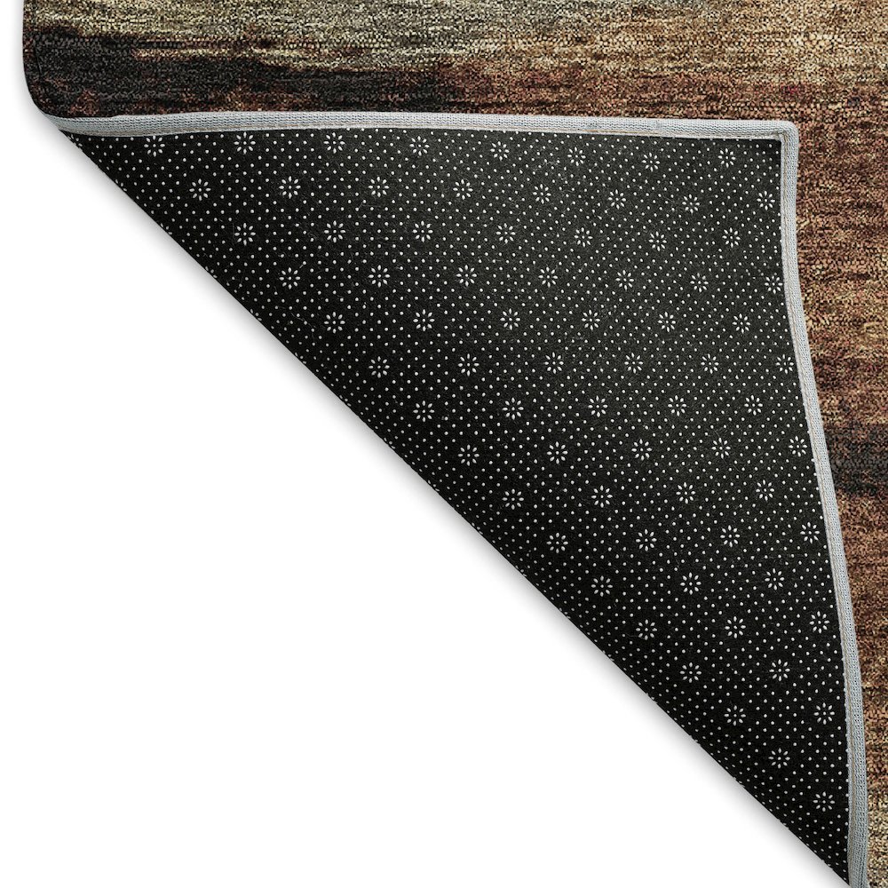 Premium Machine Washable Mayfield AMF942 Mocha 2'6" x 3'10" Rug. Picture 2