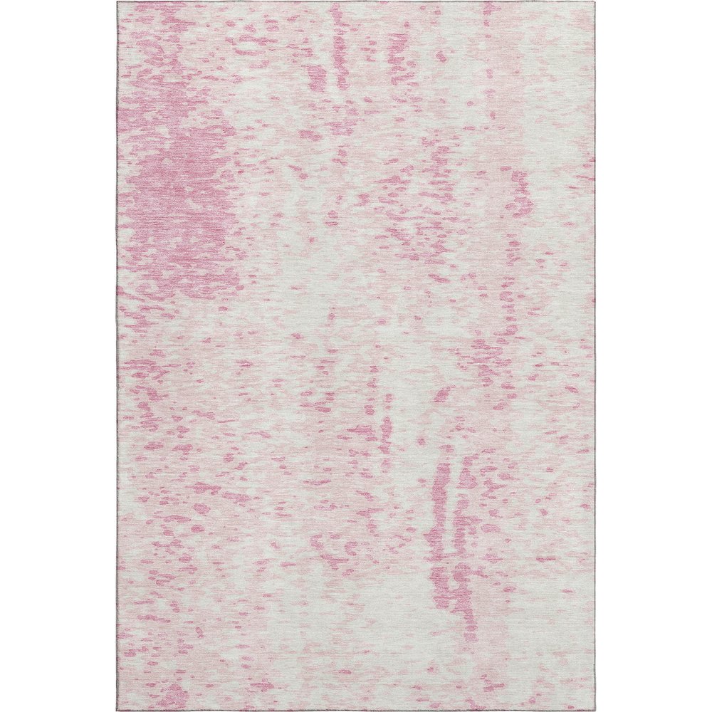 Premium Machine Washable Mayfield AMF949 Pink 5' x 7'6" Rug. Picture 1