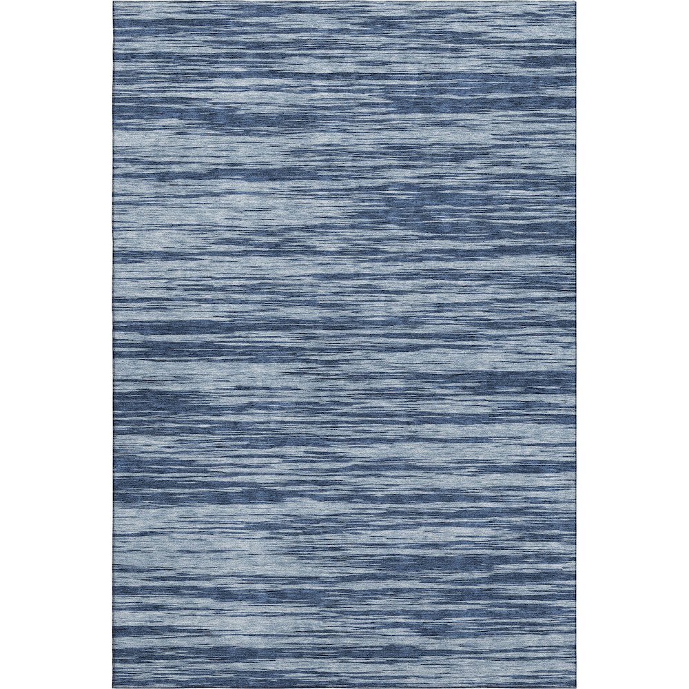 Premium Machine Washable Mayfield AMF951 Blue 5' x 7'6" Rug. Picture 1