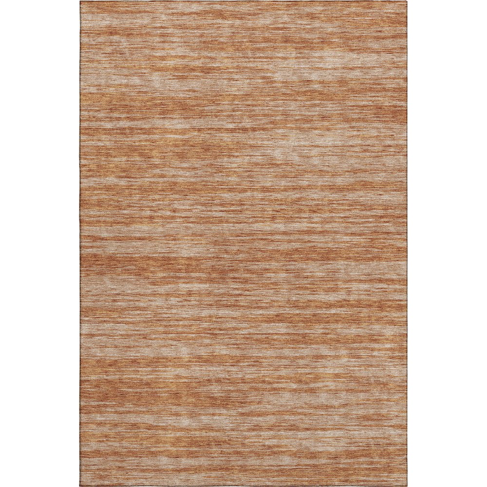 Premium Machine Washable Mayfield AMF951 Copper 5' x 7'6" Rug. Picture 1