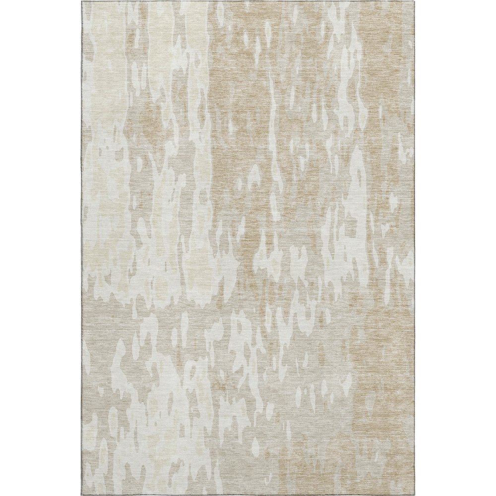 Premium Machine Washable Mayfield AMF957 Beige 5' x 7'6" Rug. Picture 1