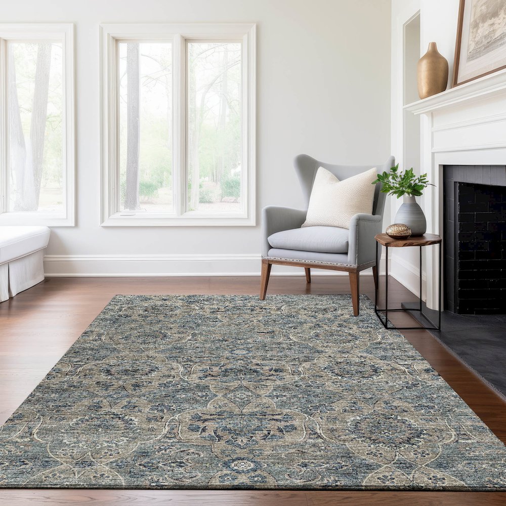 Premium Machine Washable Mayfield  River 5' x 7'6" Rug. Picture 6