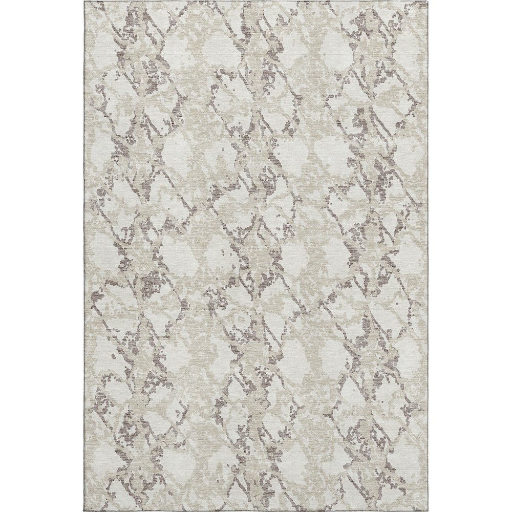 Premium Machine Washable Mayfield AMF969 Ivory 5' x 7'6" Rug. Picture 1