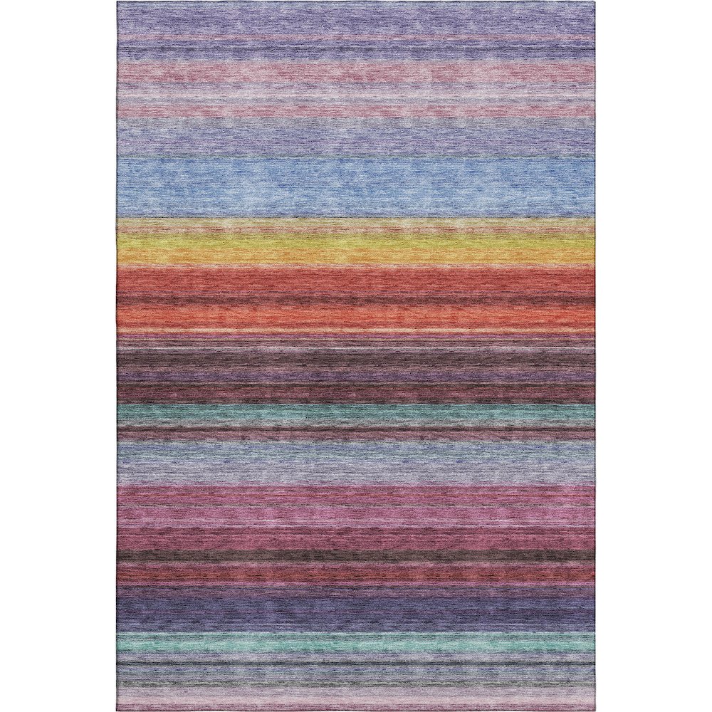 Premium Machine Washable Mayfield AMF979 Lavender 5' x 7'6" Rug. Picture 1