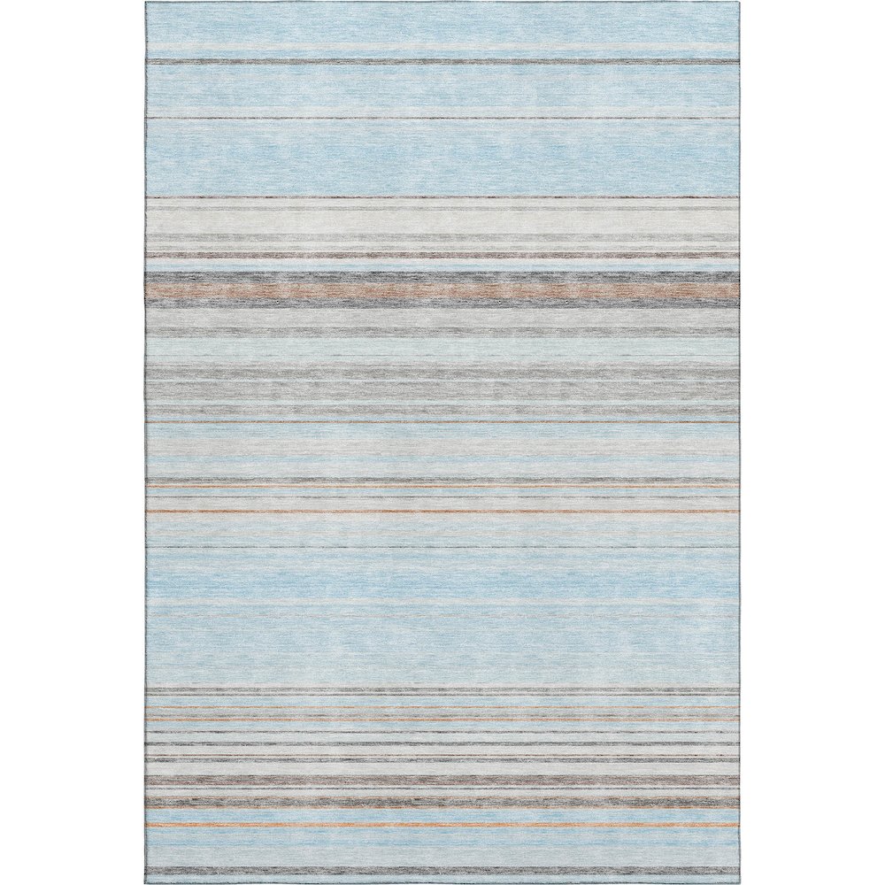 Premium Machine Washable Mayfield AMF979 Sky 5' x 7'6" Rug. Picture 1