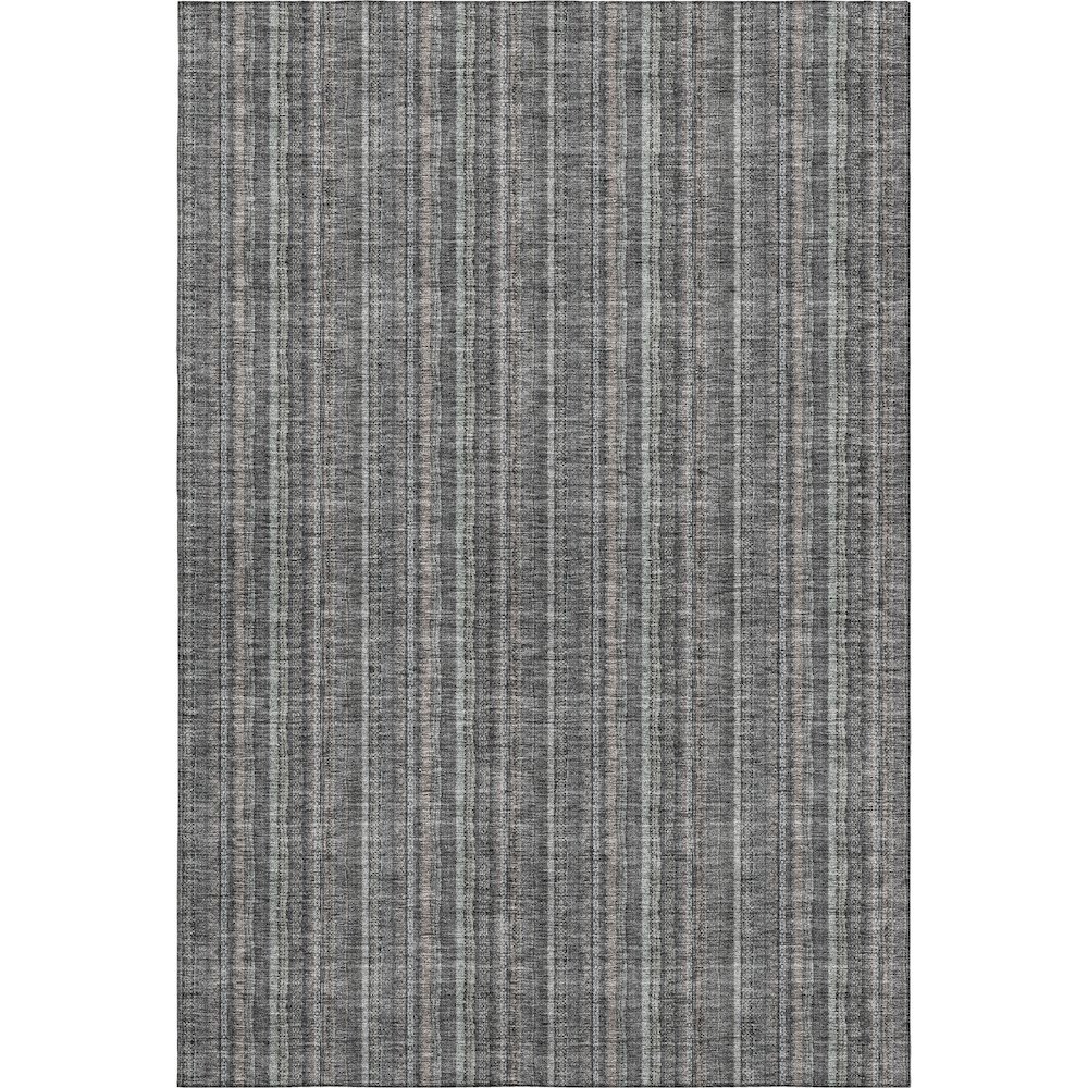 Premium Machine Washable Mayfield AMF982 Gray 5' x 7'6" Rug. Picture 1