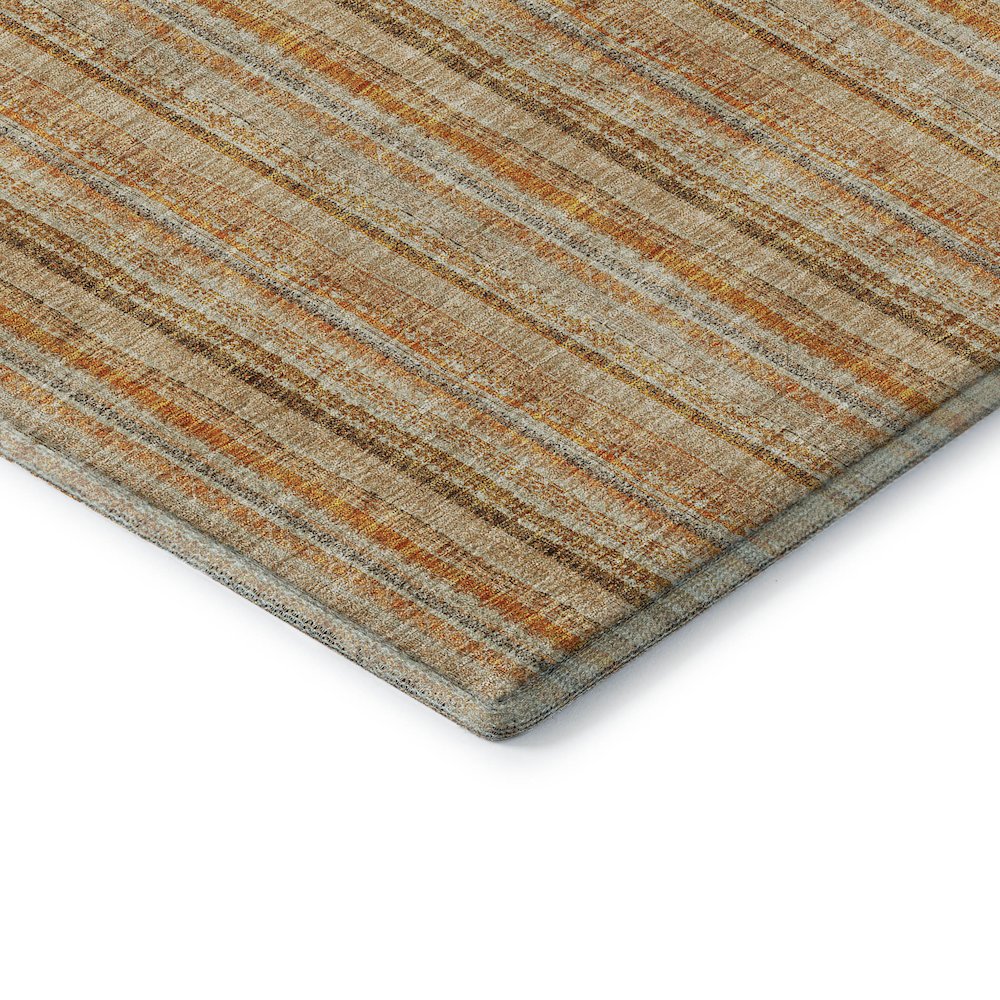 Premium Machine Washable Mayfield AMF982 Peach 2'6" x 3'10" Rug. Picture 3