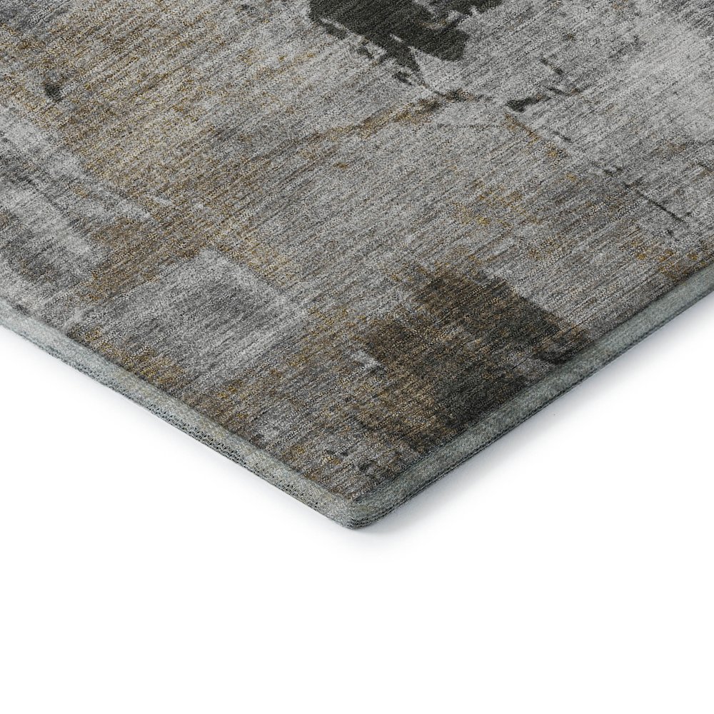 Premium Machine Washable Mayfield AMF989 Gray 2'6" x 3'10" Rug. Picture 3