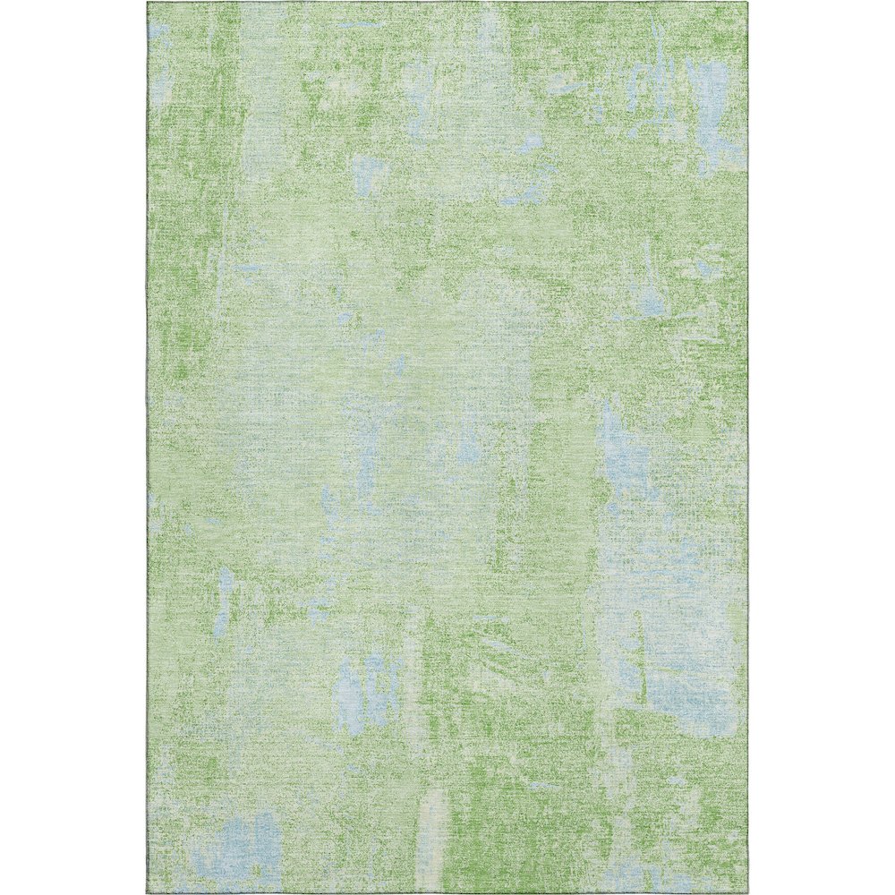 Premium Machine Washable Mayfield AMF989 Green 5' x 7'6" Rug. Picture 1